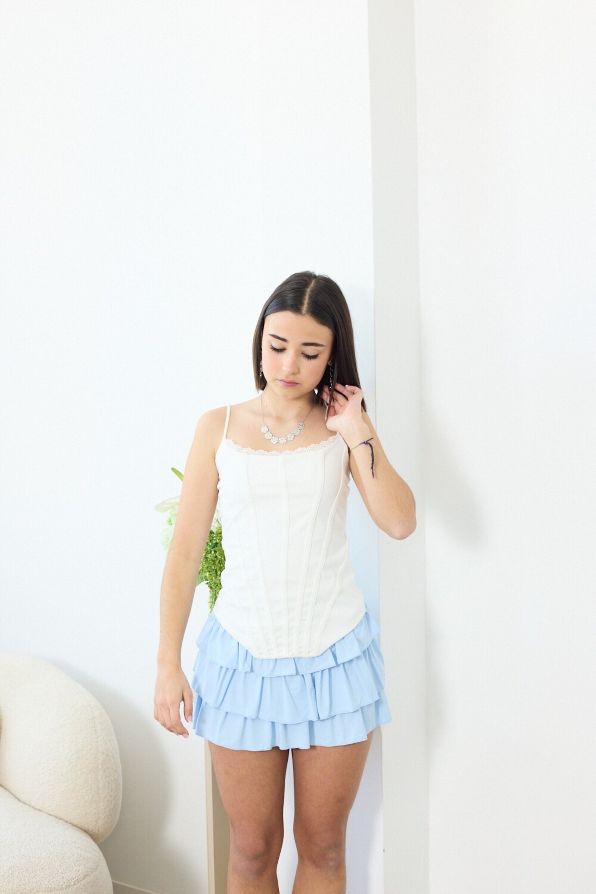 Falda pantalon Ohara blue - 3